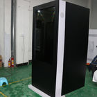 65 Inch Digital Kios Touch Screen, Floor Standing LCD Advertising Display Dengan Air Conditioner